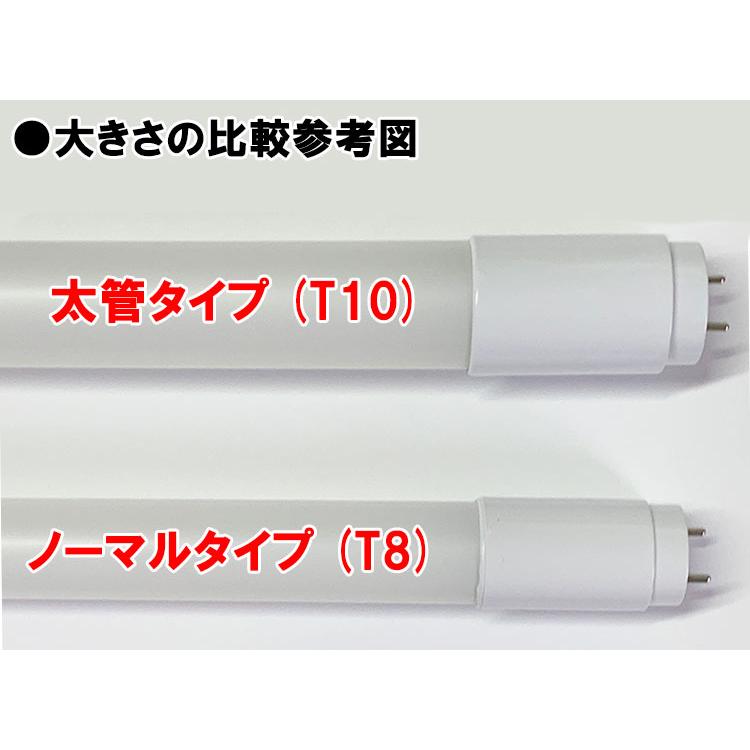 慧光（エコウ） LED蛍光灯 40W形 直管 ガラスタイプ PCタイプ 10本