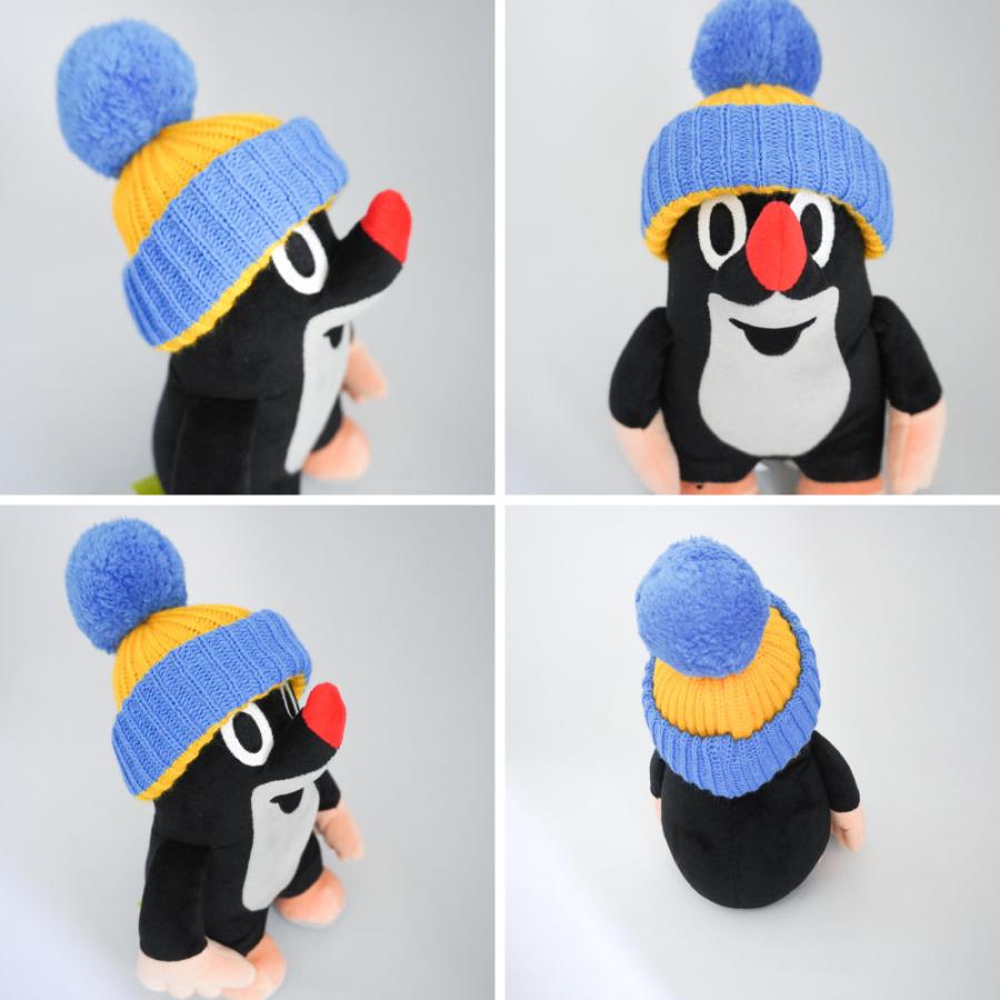 クルテク ぬいぐるみ（キャップ）｜チェコ 赤 青 キャラクター 25cm