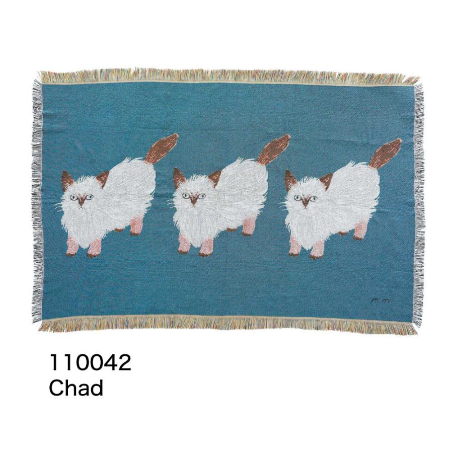 松尾ミユキ タペストリーラグ｜ブランケット 猫 ネコ インテリア