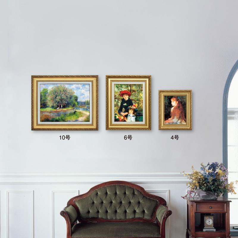 クリムト 母と子 4号 立体複製名画 額付き 壁掛け 有名画家 - アートの