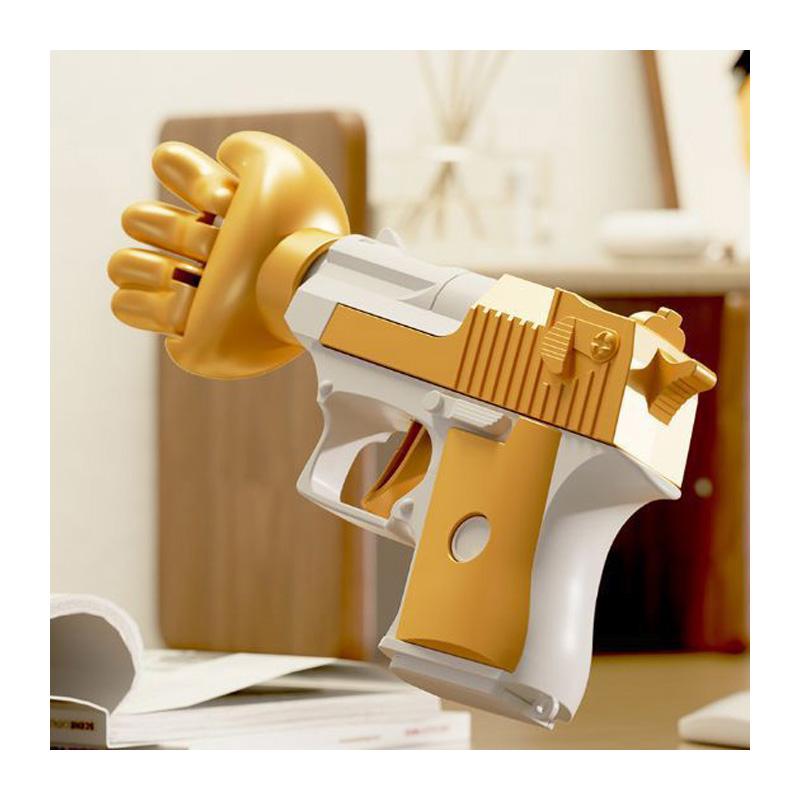 自動ジャンケン銃 3色からご選択 グレー ゴールド レッド じゃんけん