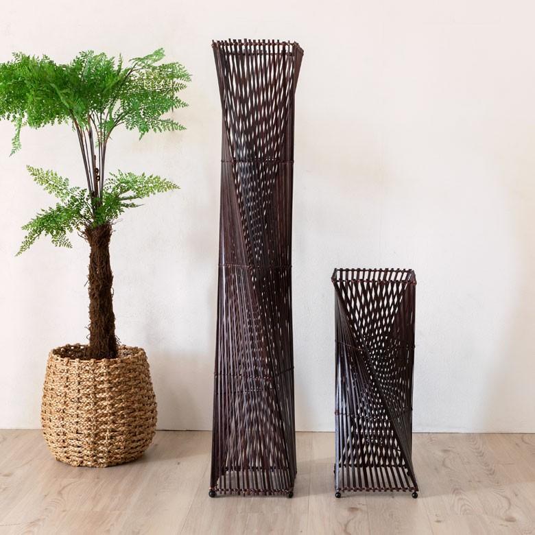 フロアライト 照明 スタンド バンブー製 竹 高さ約60cm アジアン バリ