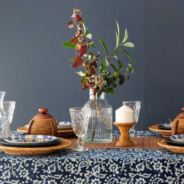 キャンドルホルダー キャンドルスタンド 木 木製 チークウッド 小物