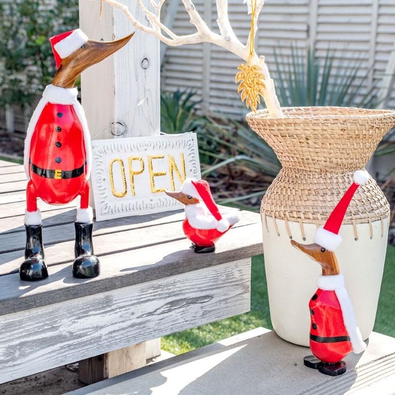 ELEMENTS オブジェ クリスマス Xmas 飾り デコレーション あひる