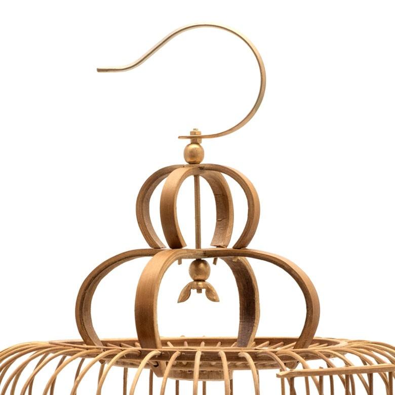 鳥かご 竹 バンブー ナチュラル Sサイズ フック 吊り下げ つりさげ