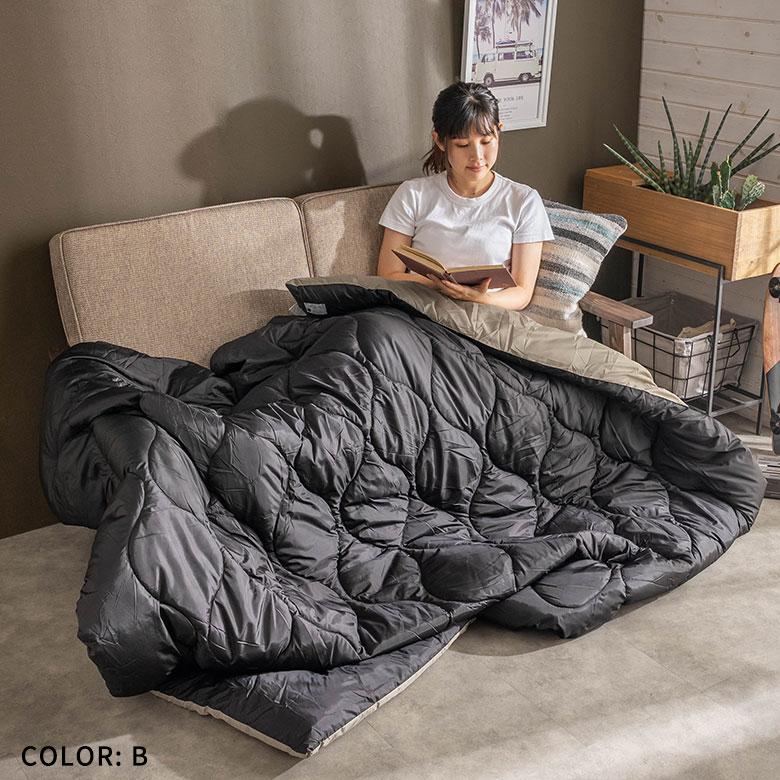 東谷 こたつ 布団 正方形 190×190cm 撥水加工 無地 リバーシブル 収納