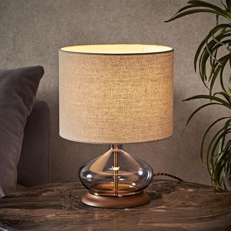 INTERFORM（インターフォルム） テーブル ライト スタンド ランプ 天然