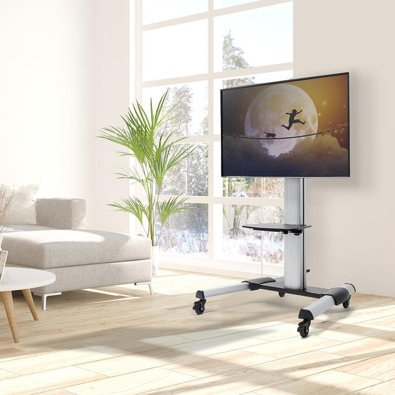 イーサプライ（e-supply） テレビスタンド キャスター付 テレビ台 65