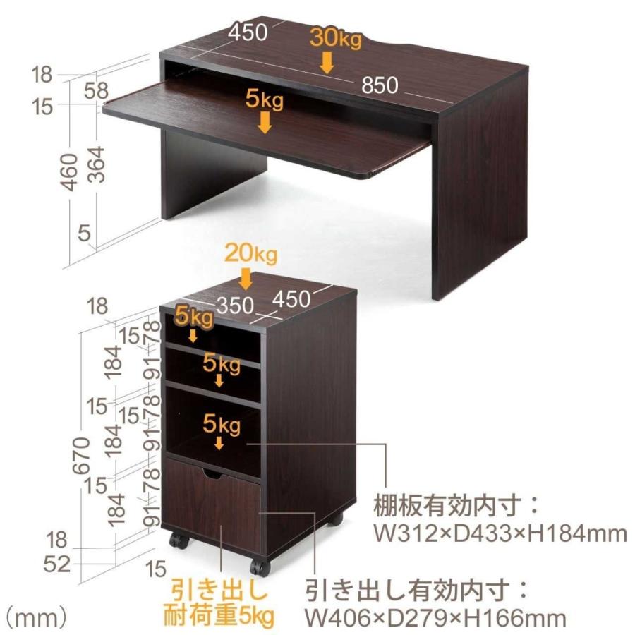 SANWA SUPPLY（サンワサプライ） パソコンデスク ローデスク 木製