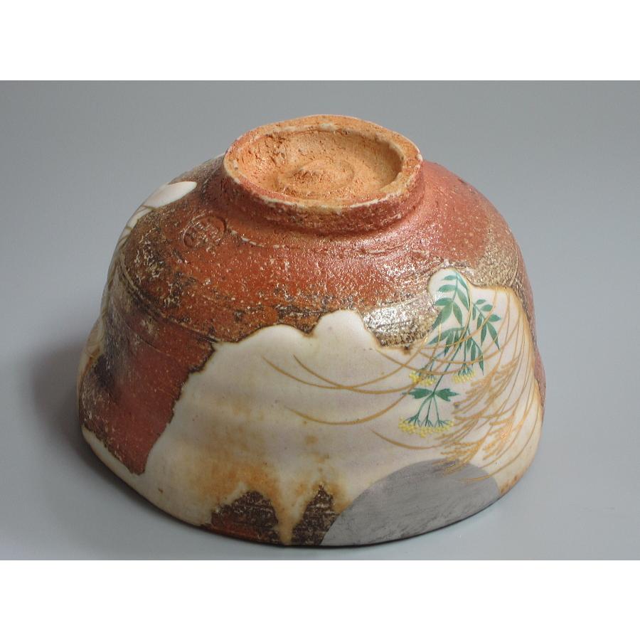 信楽秋草絵茶碗 福森阿也造 共箱 : 茶道具商 越中屋 - 通販 - Yahoo