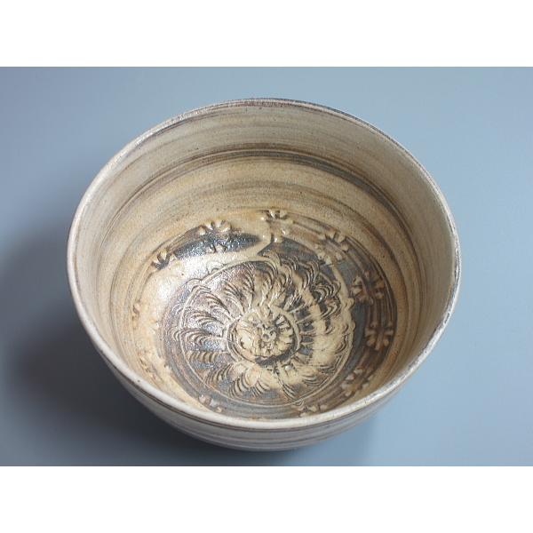 鶏龍山手 花三島茶碗 米山章臣造 共箱 : 茶道具商 越中屋 - 通販