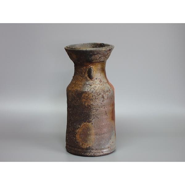 備前窯変耳付花入 岡田輝造 共箱 : 茶道具商 越中屋 - 通販 - Yahoo