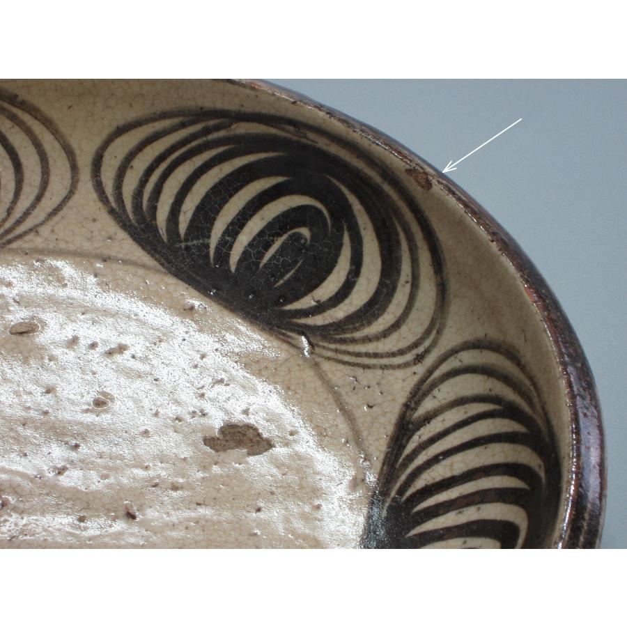 絵瀬戸馬の目皿 江戸時代後期／19世紀 : 茶道具商 越中屋 - 通販