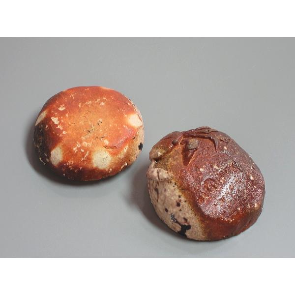 信楽焼 蟹香合 高橋光三造（五代高橋楽斎） 共箱 : 茶道具商 越中屋