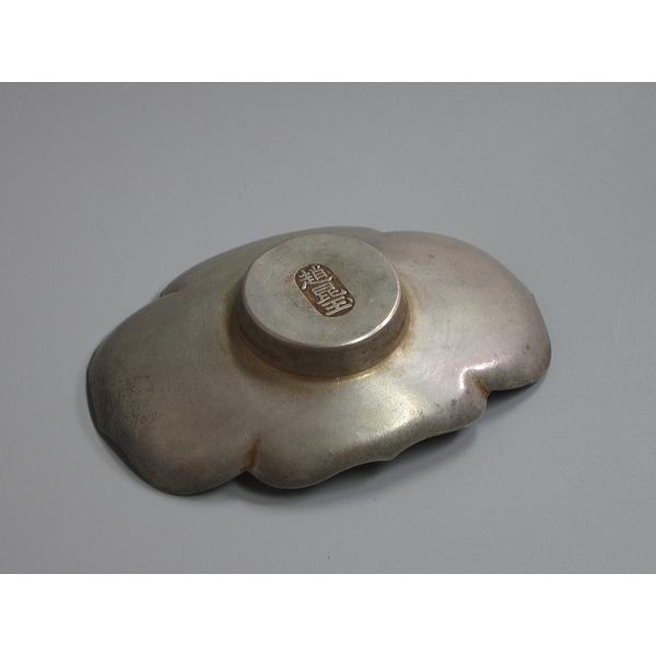 唐物古錫 菱花式茶托「趙昆玉」在銘 五客揃 中国古玩 : 茶道具商 越中