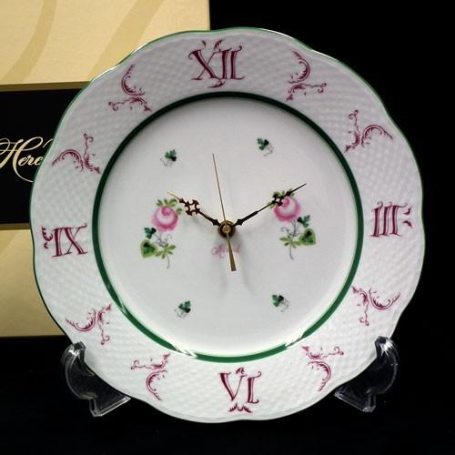ヘレンド（HEREND） ウィーンの薔薇 ウォールクロック VRH00527 箱入