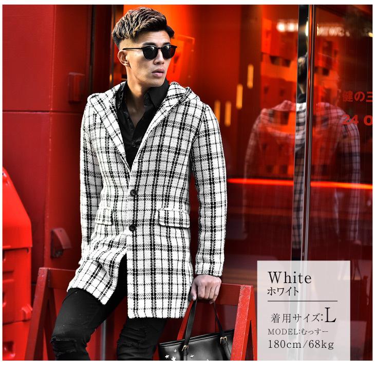 joker（ジョーカー） コート メンズ チェスターコート フードコート