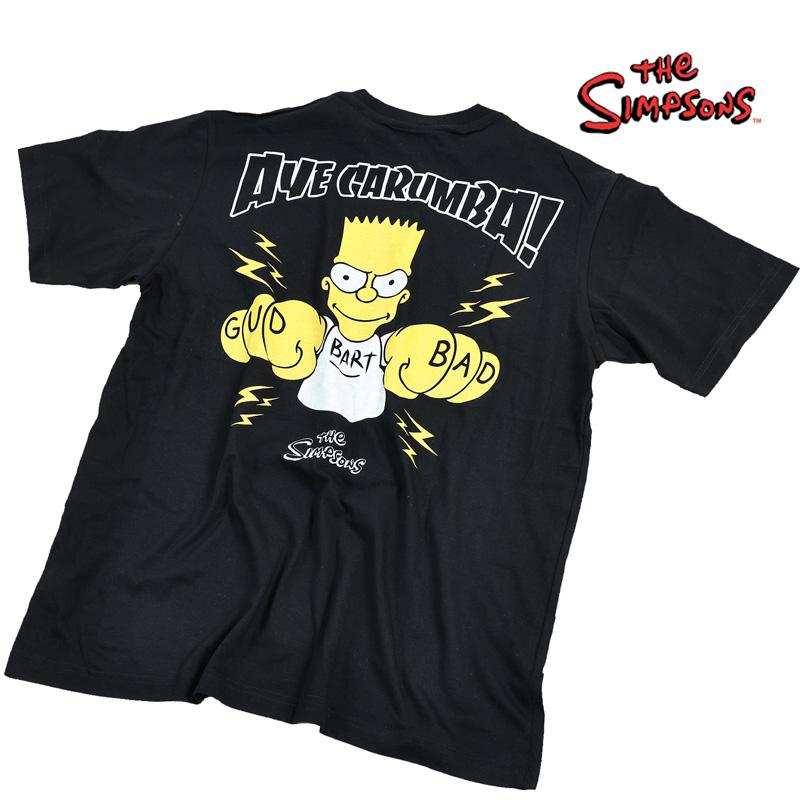 シンプソンズ Tシャツ メンズ バート ブラック 黒 半袖 THE SIMPSONS