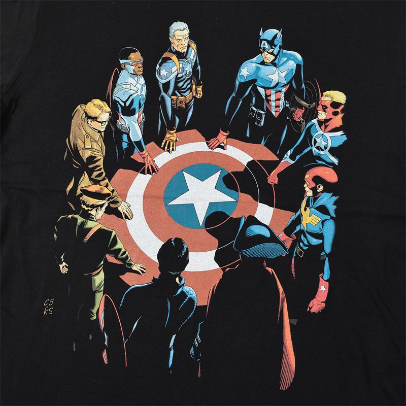 MARVEL（マーベル） キャプテンアメリカ Tシャツ メンズ 半袖