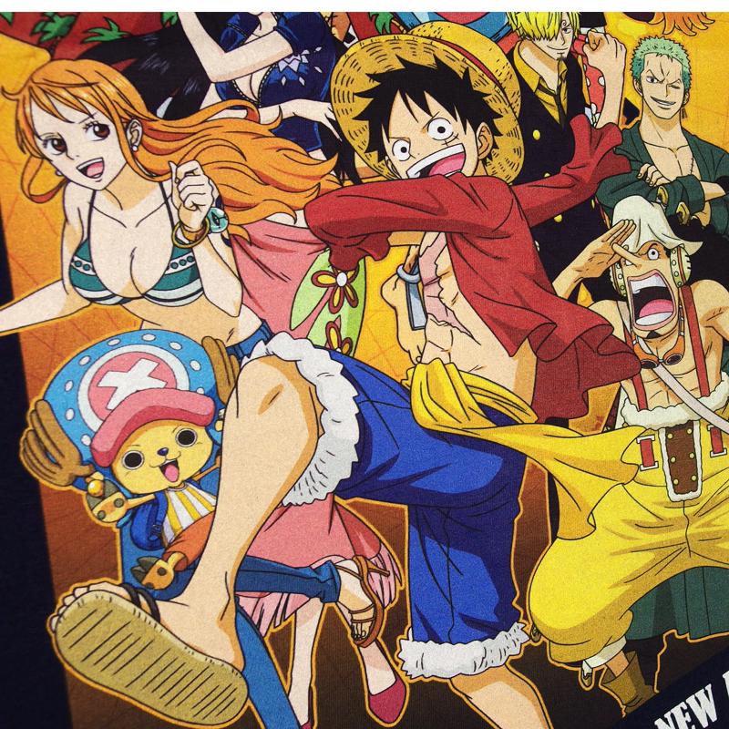 ONE PIECE Tシャツ ワンピース 半袖 ルフィ サンジ ゾロ ナミ ロビン