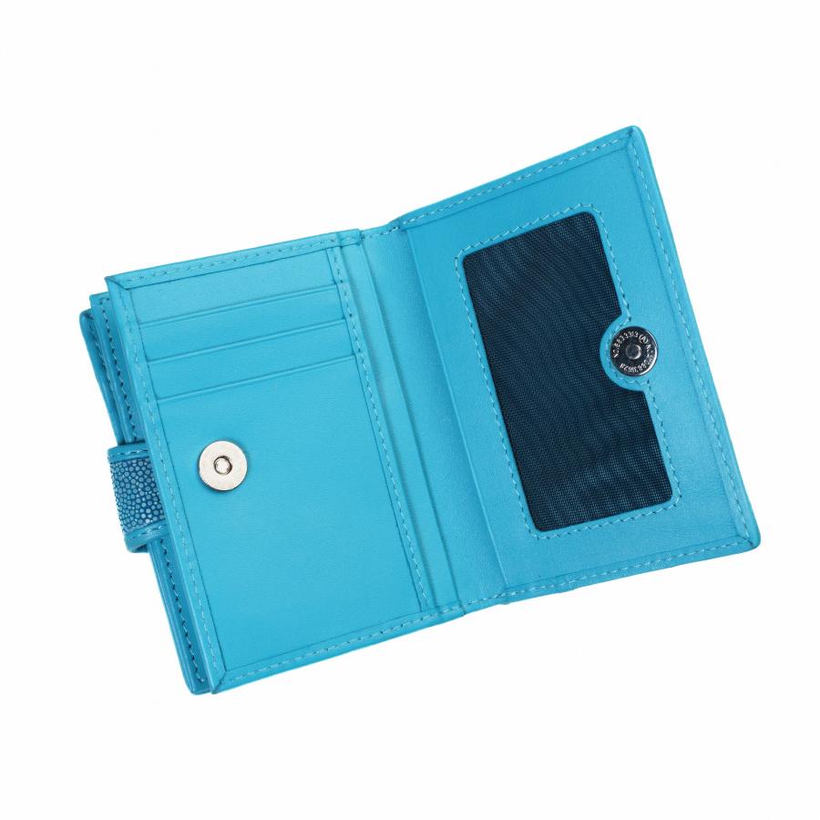 スティングレイ 二つ折り財布 新品 高級感 シャイニングスティングレイ