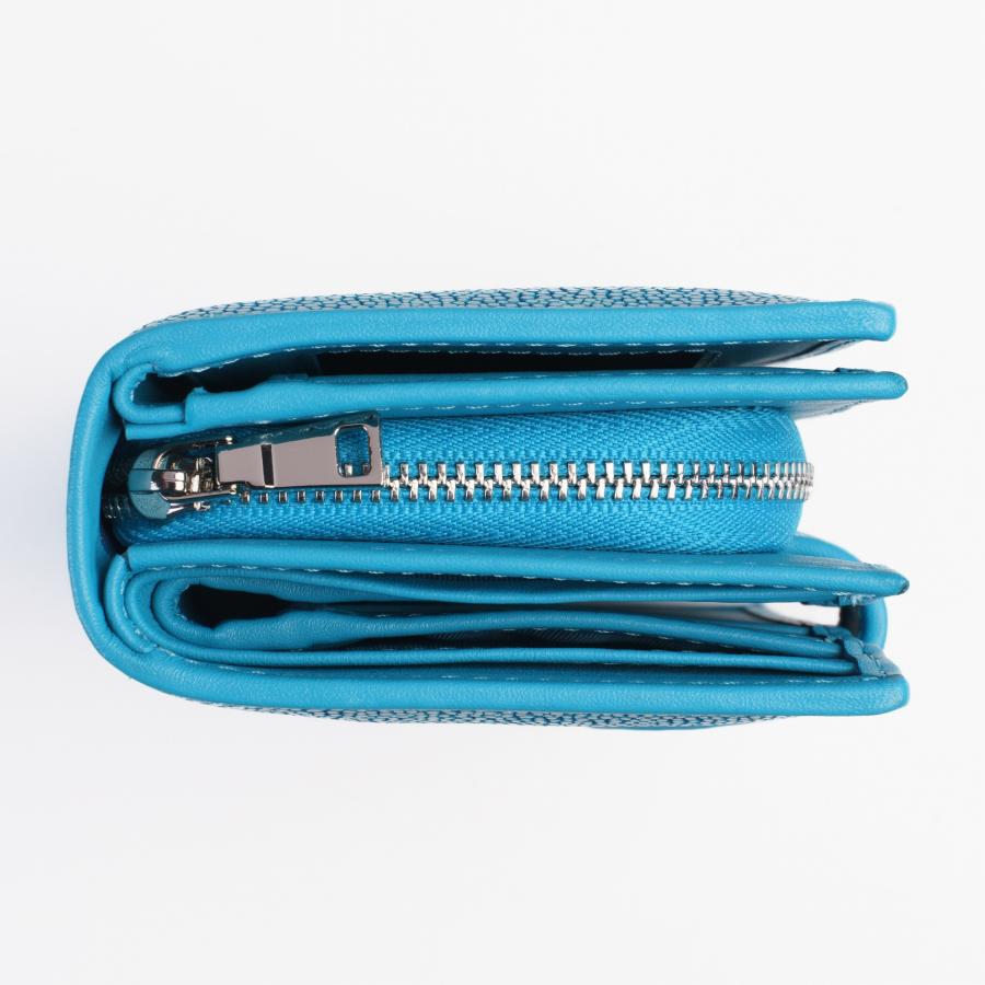 スティングレイ 二つ折り財布 新品 高級感 シャイニングスティングレイ