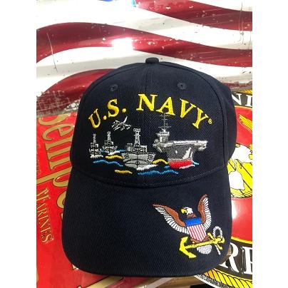 ミリタリー 帽子 U.S.Navy ネイビー アメリカ海軍空母 キャップ 米軍