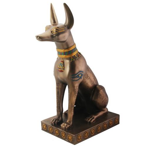 エジプト神話 アヌビス神 ブロンズ像 動物型 置物 古代エジプト