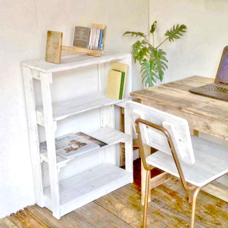 シェルフ 木製 3段 棚 オープンシェルフ おしゃれ 白 ホワイト 北欧