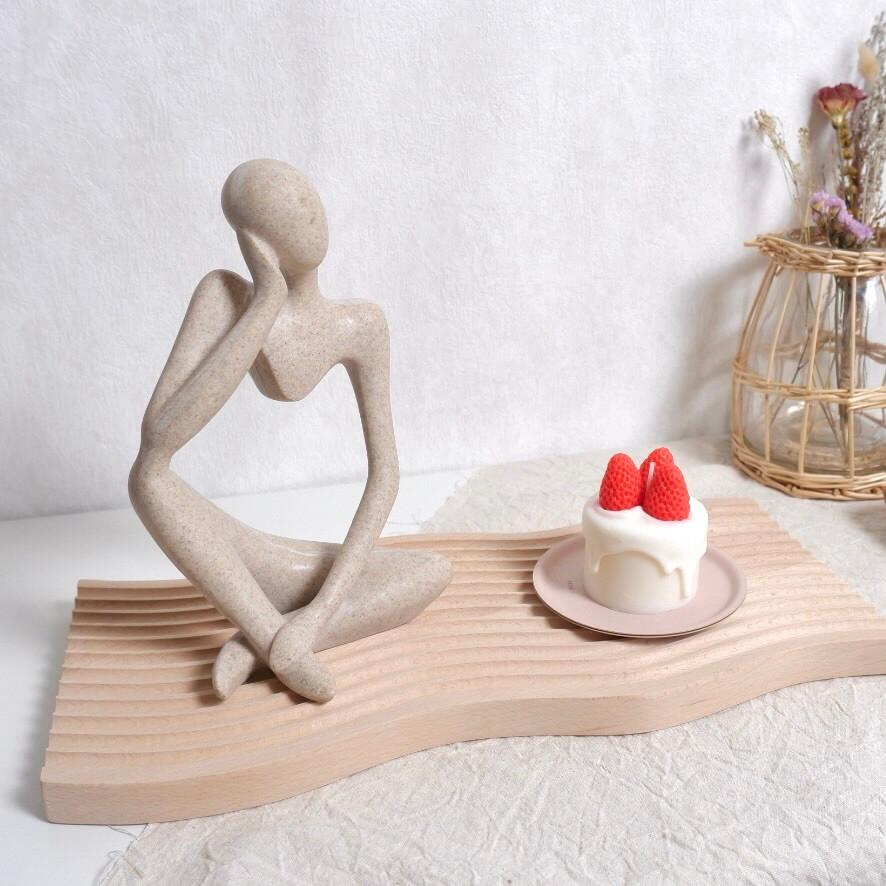 モダンアートオブジェ A 考える人 置物 人形 芸術 彫刻 北欧インテリア