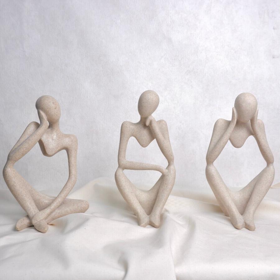 モダンアートオブジェ A 考える人 置物 人形 芸術 彫刻 北欧インテリア