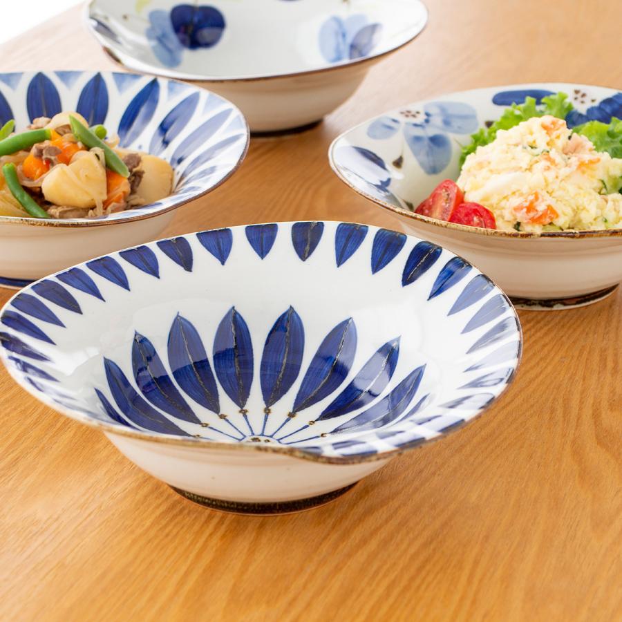 2/25はポイント10倍／ 波佐見焼 翔芳窯 藍の器 変形大鉢 22cm 大皿