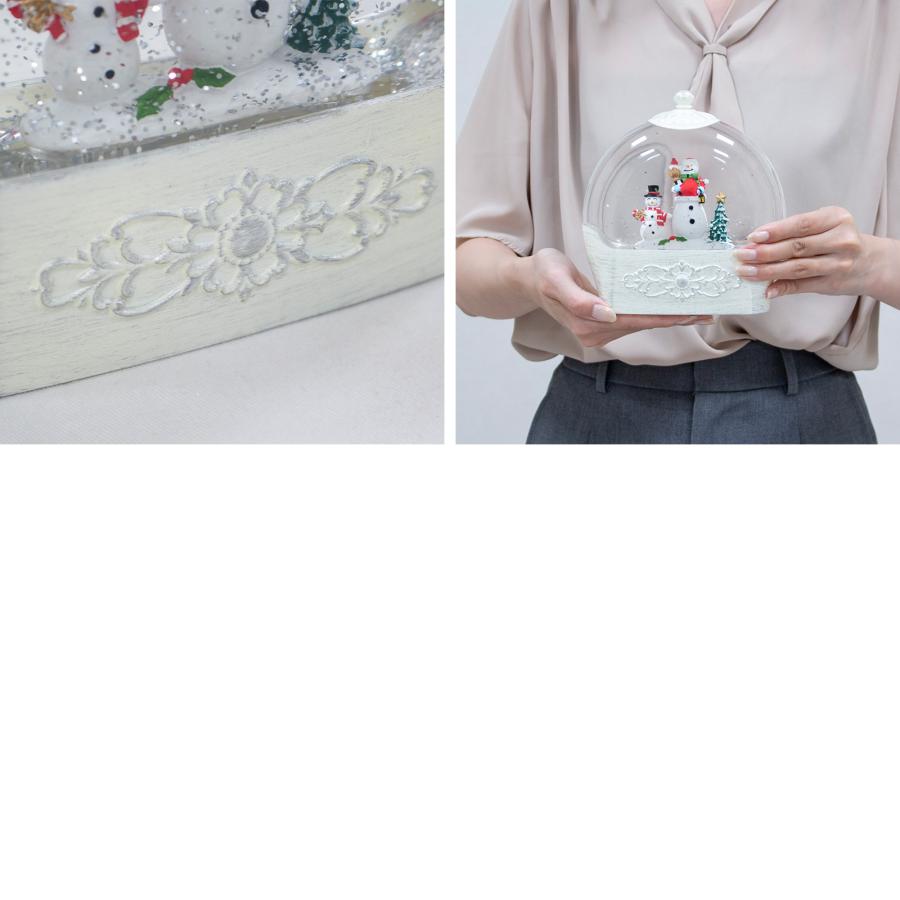 取扱終了】クリスマス スノードーム バブルLEDライト スノーマン