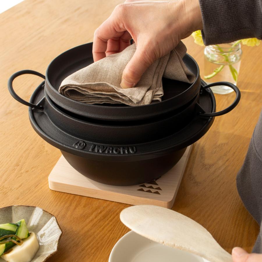 岩鋳（IWACHU） ＼2/25はポイント10倍／ 岩鋳 ごはん鍋 3合炊 南部鉄器