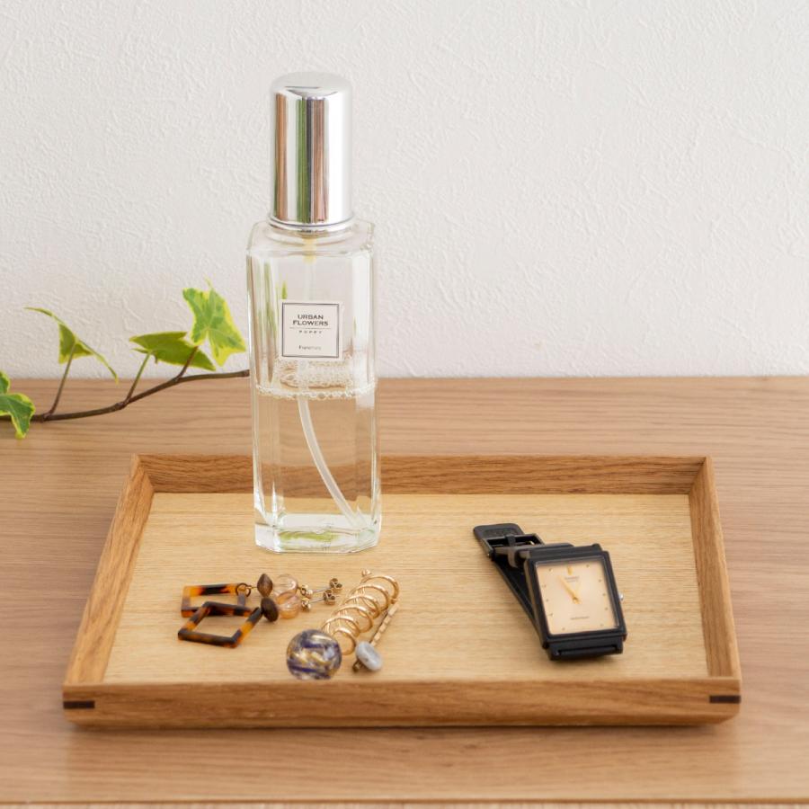 2/25はポイント10倍／ 松屋漆器店 白木塗タモ 6.5角盆 正角 約19.7