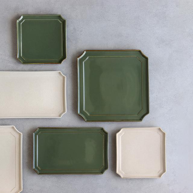 CDF etendue まひろ 長角皿(長皿 おしゃれ 和食器 プレート 皿 さんま