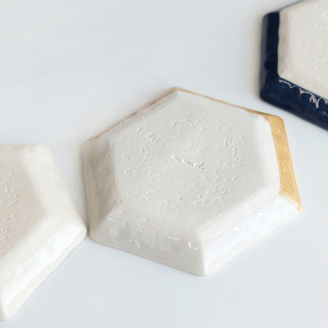 m.m.d. m.m.d. true colors line 取皿 8分掛け(取り皿 六角 プレート