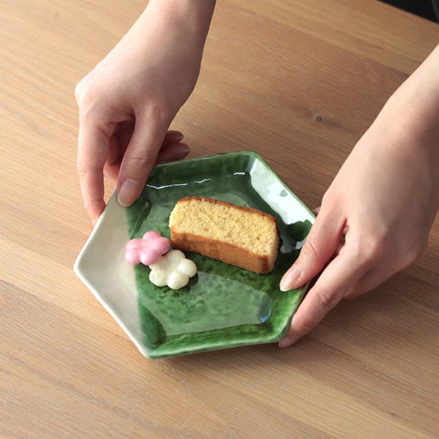 m.m.d. m.m.d. true colors line 取皿 8分掛け(取り皿 六角 プレート