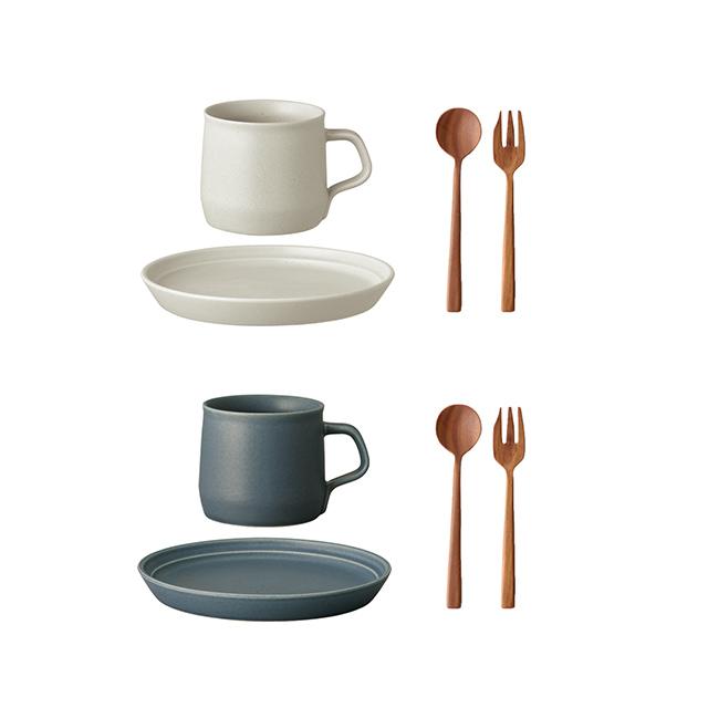 KINTO キントー FOG マグ＆プレート＋ナチュレカトラリー スプーン