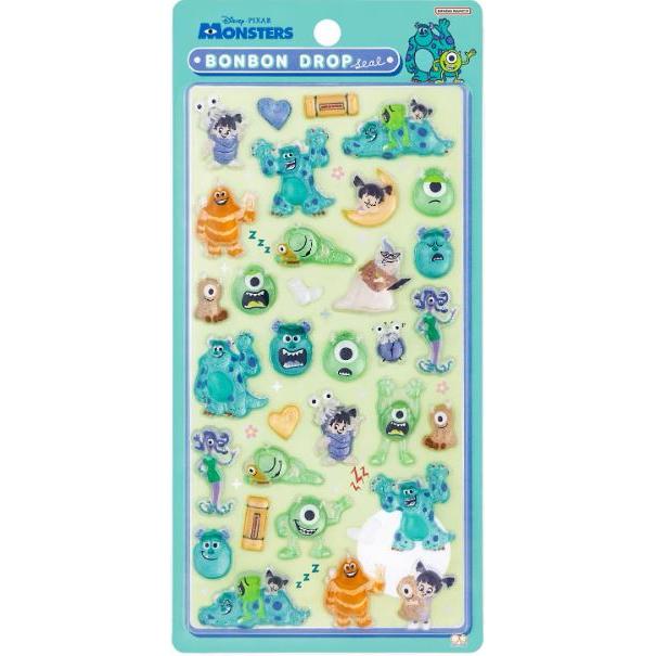 サンスター文具 ディズニーキャラクター シール 立体 ボンボンドロップ