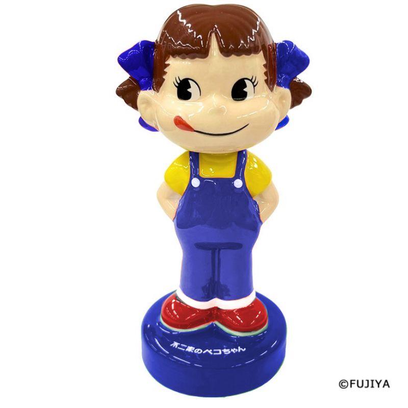 不二家（FUJIYA） 公式 陶器製首振りペコちゃん人形2024 陶器 人形