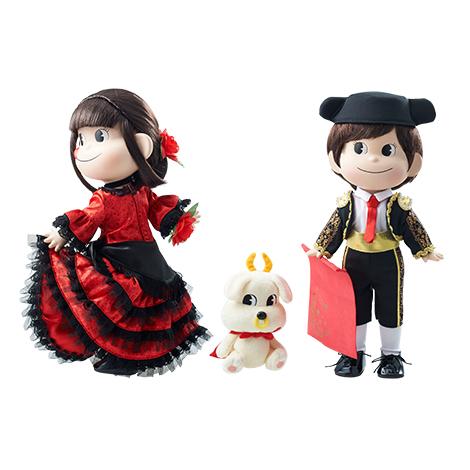 不二家（FUJIYA） 公式 カルメンペコちゃん&マタドールポコちゃん
