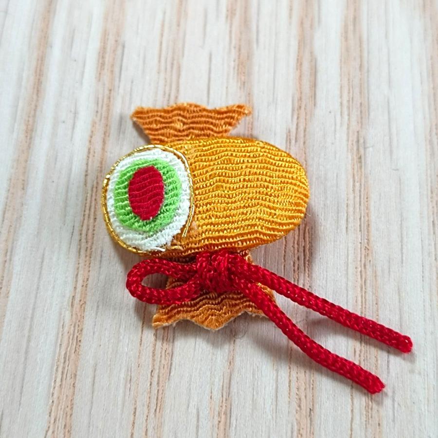 お正月飾り ちりめん細工 打ち出の小槌（1個）パーツ : てづくり 手芸