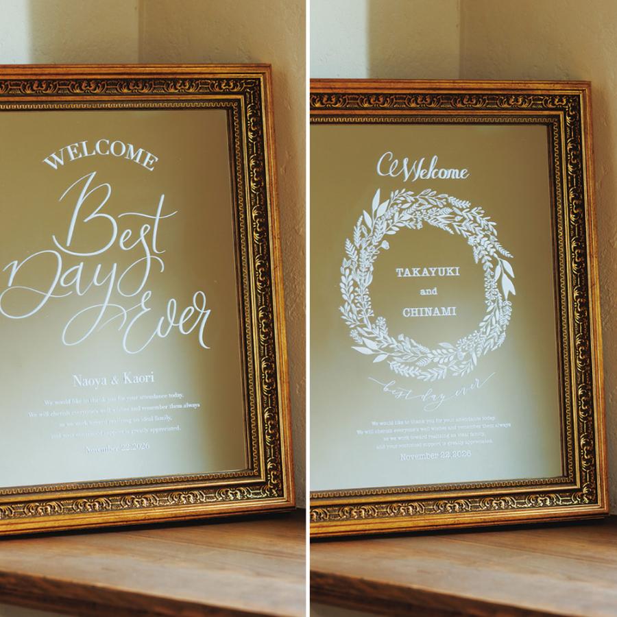 Grace Mirror グレースミラー BestDayEver Wreath 結婚式 ウェルカム