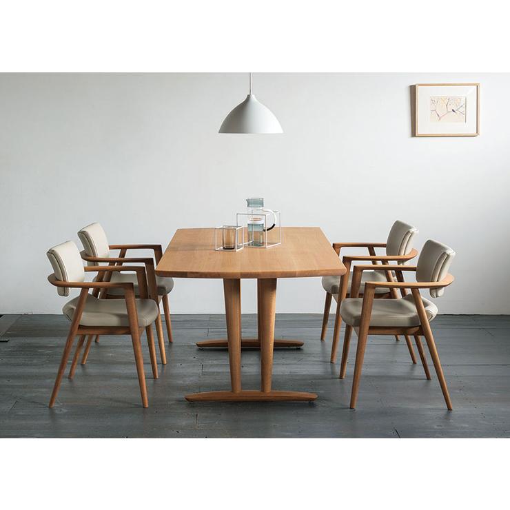 飛騨産業 SEOTO-EX アームチェア 張り座 ホワイトオーク材