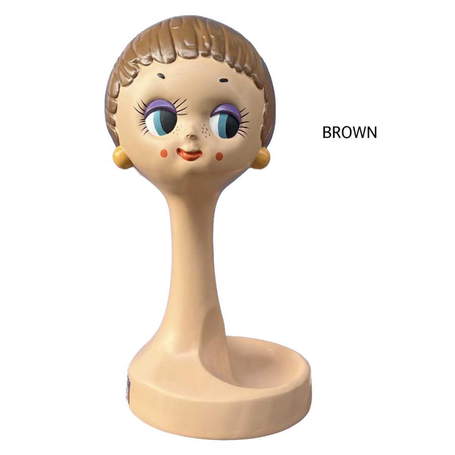 アメリカン レトロ レトロ ツイッギー風 ヘッドマネキン ディスプレイ