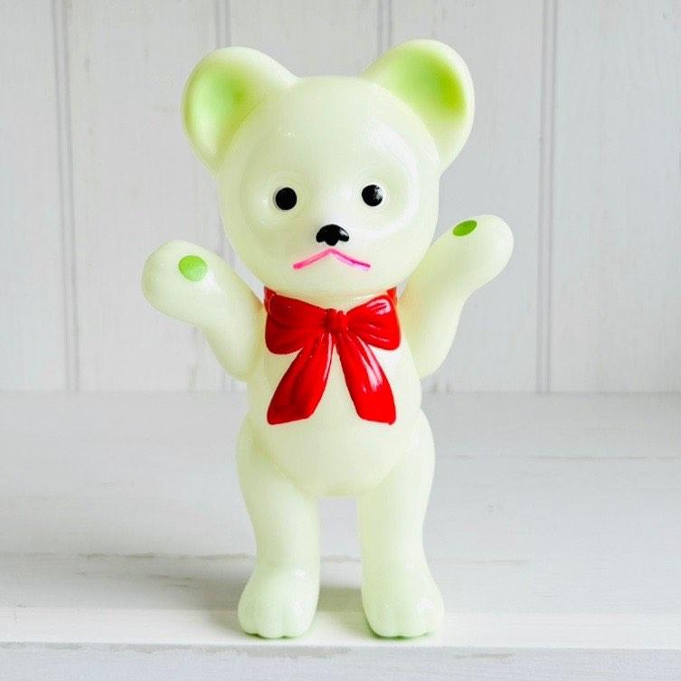 レトロドール 復刻版 クマちゃん 蓄光 レトロ・ソフビ人形