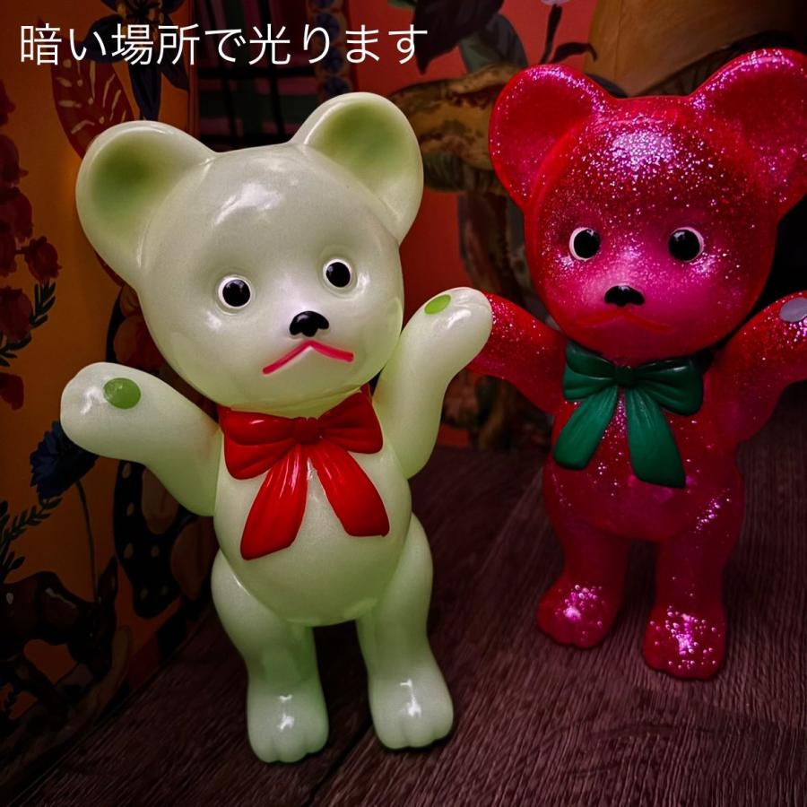 レトロドール 復刻版 クマちゃん 蓄光 レトロ・ソフビ人形