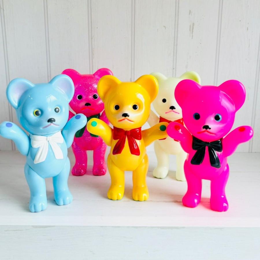 レトロドール 復刻版 クマちゃん 蓄光 レトロ・ソフビ人形