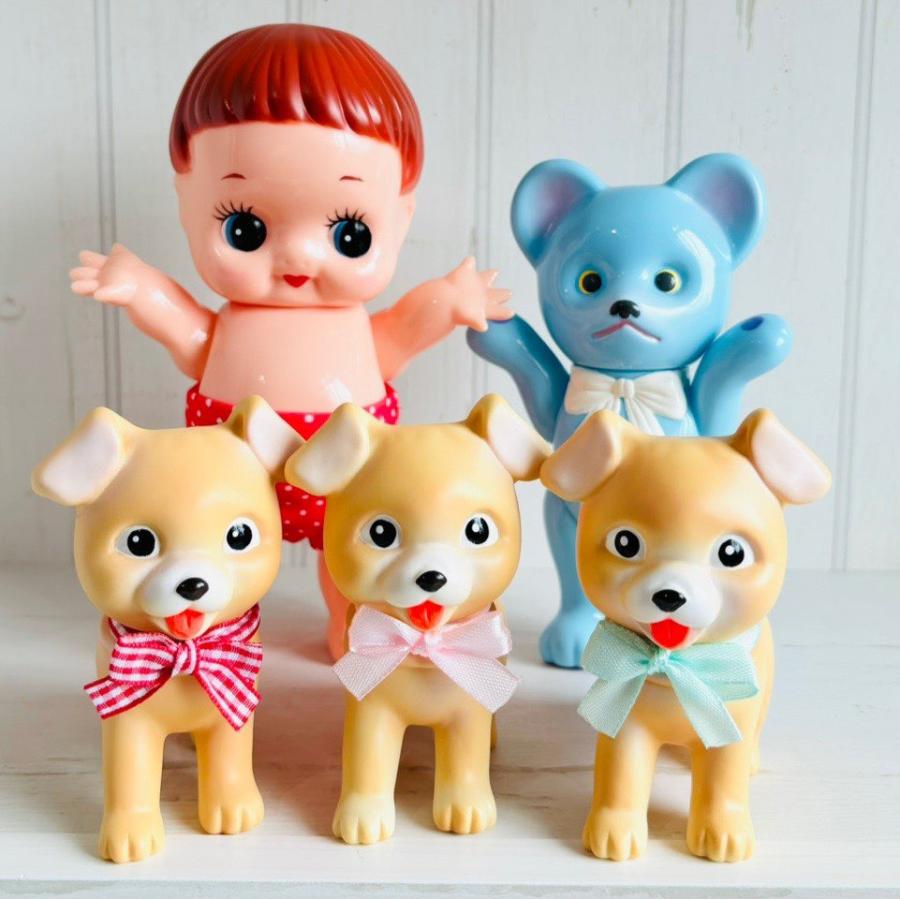 レトロドール 復刻版 2023年コラボ・クマちゃん ペイル・ブルー レトロ